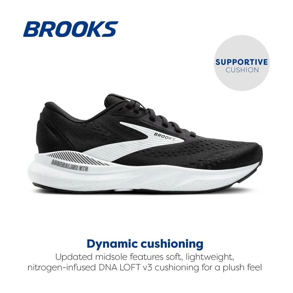 Brooks Women's Adrenaline GTS 24 Black/White 120426-1B-087